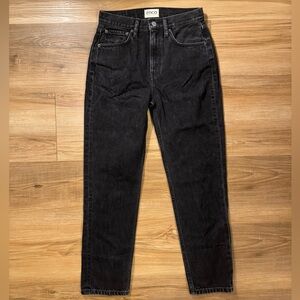 ÉTICA Denim Finn Slim Straight Washed Black Size 25